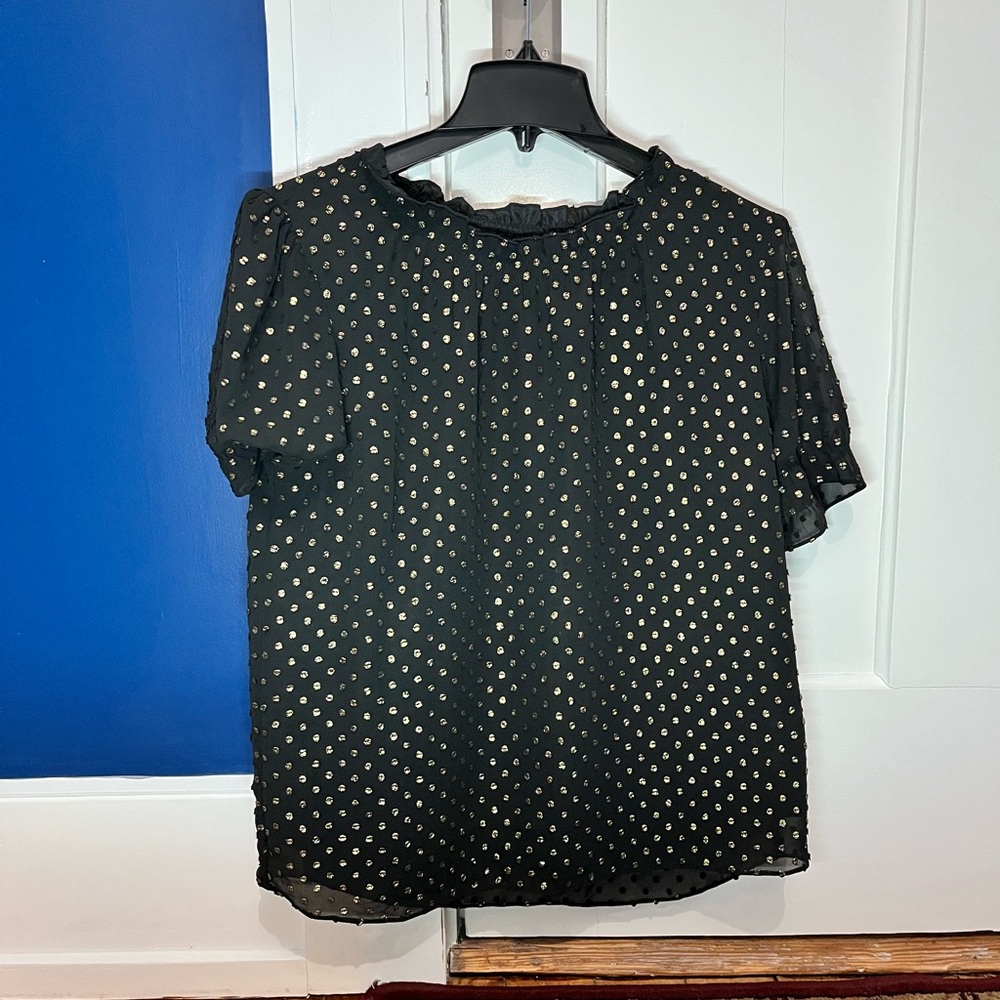 J Crew Glittery Top size Small Like new condition